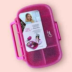 Paris Hilton Dark Pink Version Bento Snack Box Lunchbox & Gift With Purchase